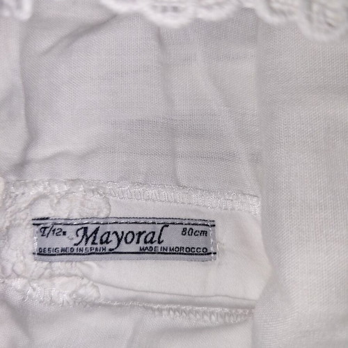 Mayoral baby dress 12 months like new