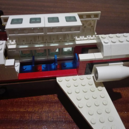 Lego 6368 airplane used, complete with assembly guide