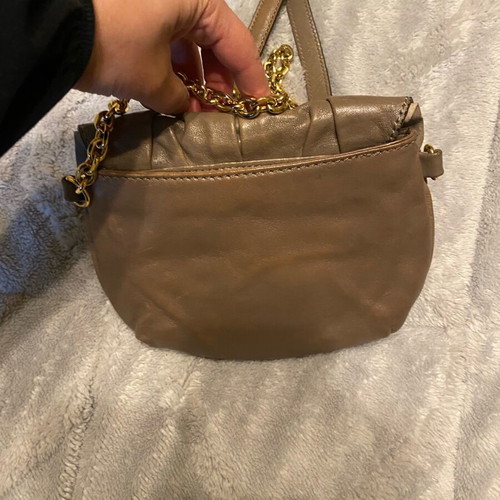Juicy Couture leather crossbody bag like new, beige