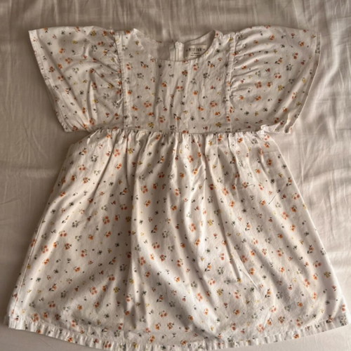 Petit Indi floral cotton dress for 4-year-old girls