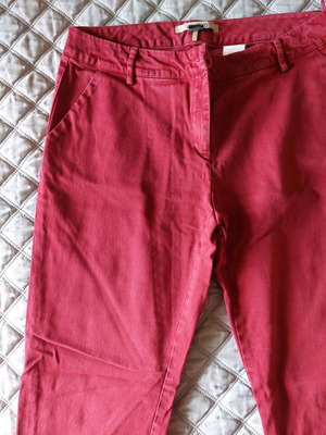 Attrattivo fabric pants used, burgundy, size L