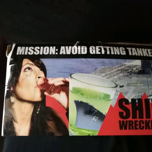 Battleship drinking game used
