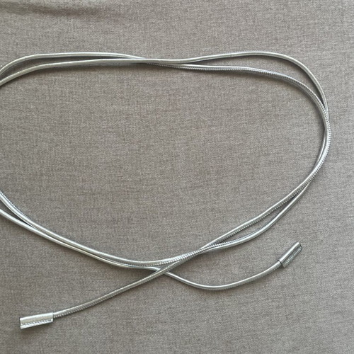 Cos leather belt like new, adjustable, silver