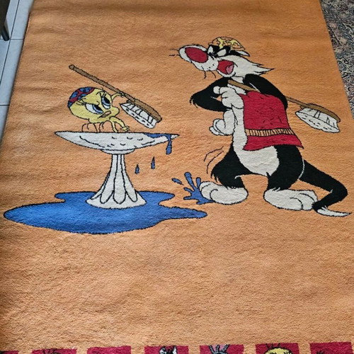 Sylvester and Tweety children's rug used 160x230