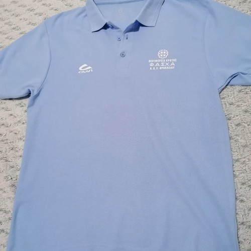 Caan polo shirt sky blue size M new
