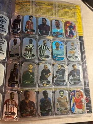 Metallic football tags, pack of 20