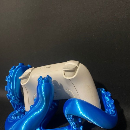 3D printed PS5 controller stand with Kraken tentacle custom made