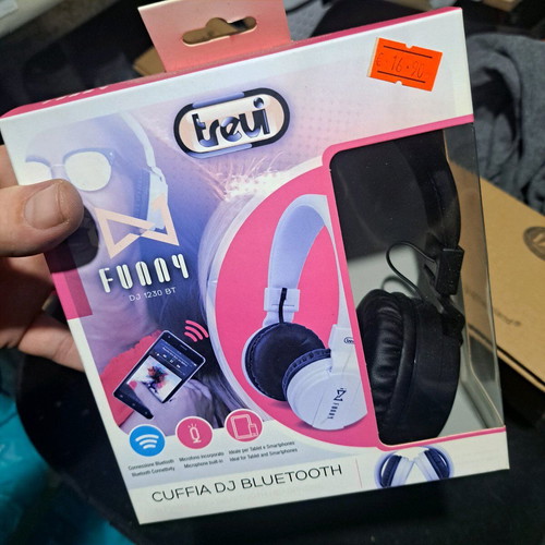 Trevi DJ 1230BT Bluetooth headphones new