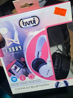 Trevi DJ 1230BT Bluetooth headphones new