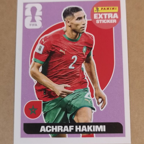 Panini FIFA World Cup 2022 Achraf Hakimi Extra Sticker mint