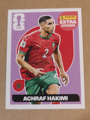 Panini FIFA World Cup 2022 Achraf Hakimi Extra Sticker mint