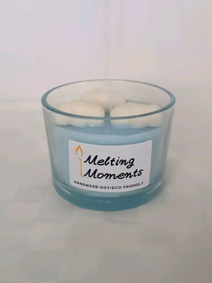 Soy scented candle White Musk new