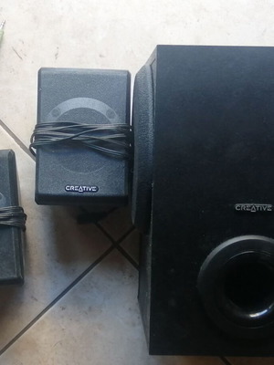 Creative Inspire P380 σύστημα ηχείων 2.1 μεταχειρισμένο, χρειάζεται αλλαγή ποτενσιόμετρου