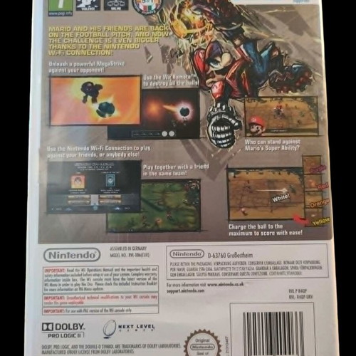 Mario Strikers Charged Football Wii game used