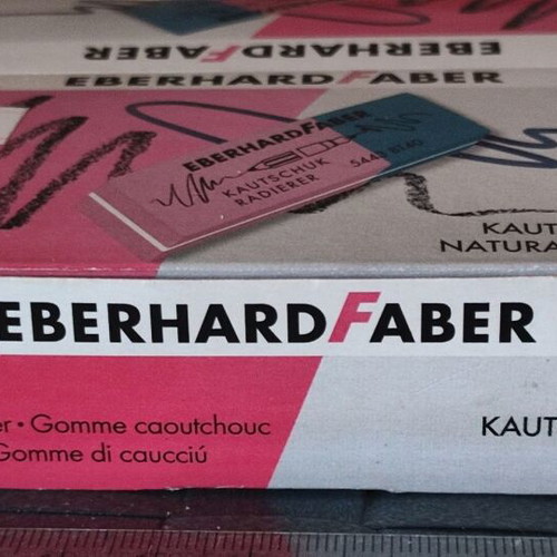 Faber large two-tone eraser new (BT40) 1+1 gift