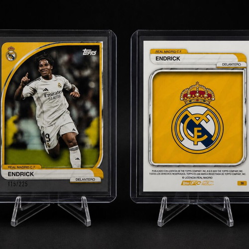 Endrick Topps Real Madrid 2025-2026 numbered card 115/225