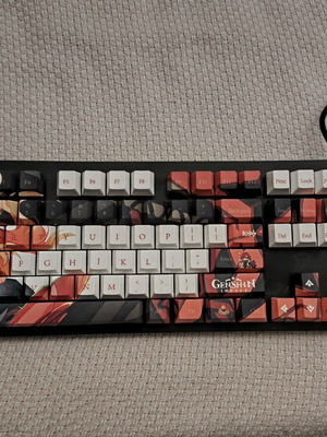 Genshin Impact keycaps για μηχανικό πληκτρολόγιο σαν καινούργια