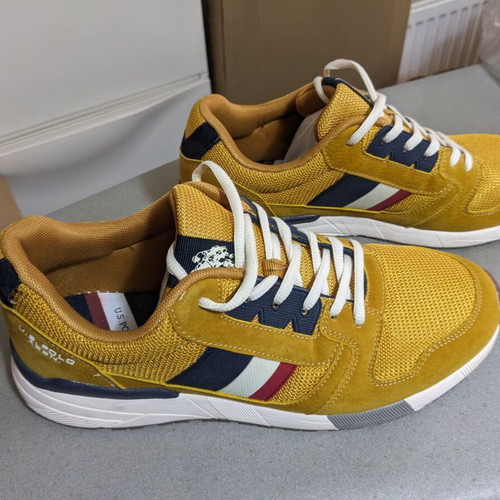 U.S. Polo Assn. Clem yellow sneakers size 42 like new