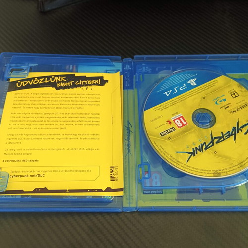 Cyberpunk 2077 game like new with free PS5 upgrade