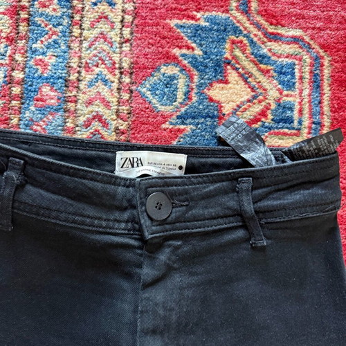 Zara jeans black like new, size 36 EUR