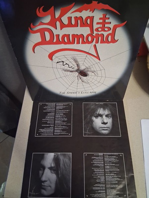 King Diamond Spider's Lullabye vinyl record like new, metal