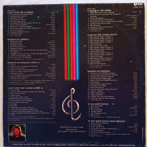Hooked on classics 2 vinyl record used, classical music