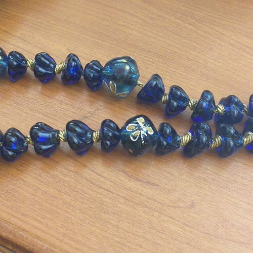 Decorative glass worry beads new for table