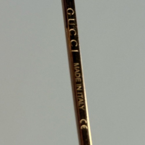 Gucci sunglasses like new with blue cat eye lenses