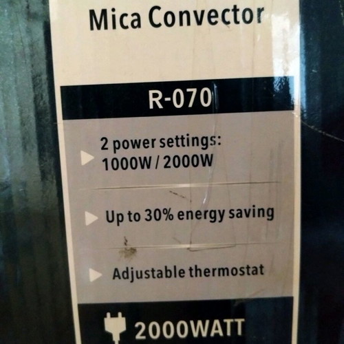 Rohnson Mica Convertor space heater used