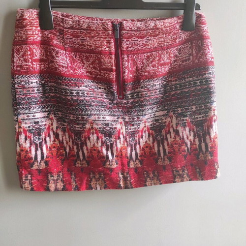 H&M mini skirt red like new