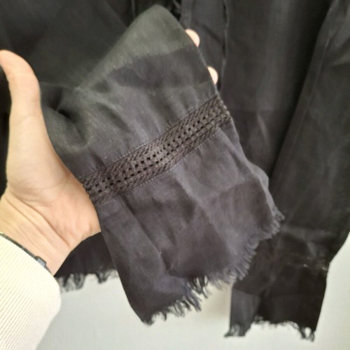 Vintage Mexx black shirt with cord, like new, size 36