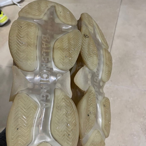 Balenciaga Triple S used beige sneakers size 41