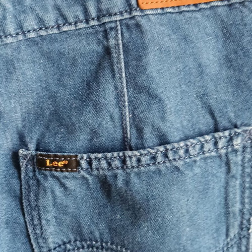 Lee denim mini skirt used, size 26, blue