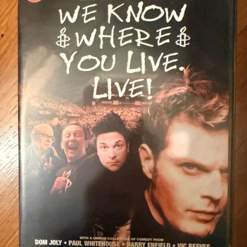 We Know Where You Live DVD like new, comedy with Eddie Izzard