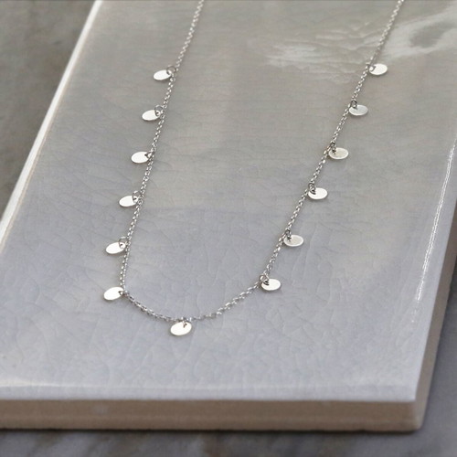Minimalist Stainless Steel Necklace with Charms new
