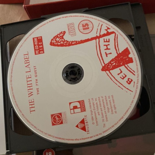 The White Label Doubles PC Big Box with The 7th Guest and The 11th Hour like new