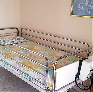 Πωλείται Νοσοκομειακό κρεββάτι σχεδόν καινούργιο μαζί με το αερόστρωμα και την αντλία του σε μισή τιμή