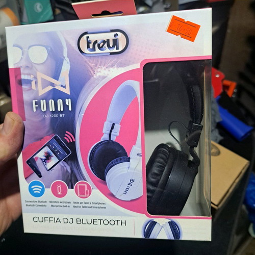 Trevi DJ 1230BT Bluetooth headphones new