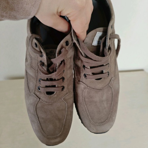 Hogan athletic shoes like new, brown, size 35