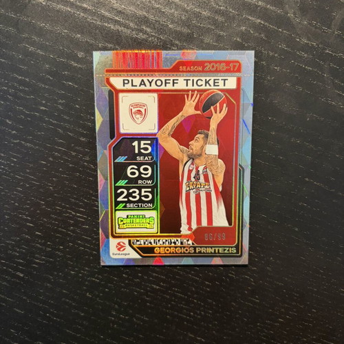 2025-26 Panini Contenders Georgios Printezis /99 basketball card