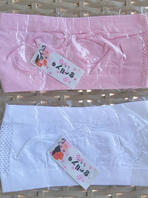 Pack of two new mesh back tops, white and pink, one size