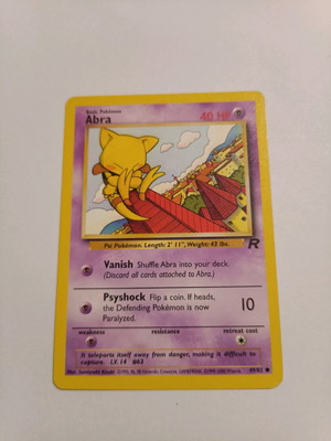 Abra (Team Rocket 49/82) Pokemon Card μεταχειρισμένο σε άριστη κατάσταση