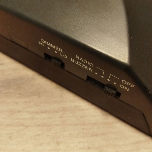 Diamond-8 radio clock alarm used, functional