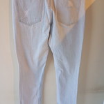 Γυναικείο τζιν παντελόνι Denim με σκισίματα, τιρκουάζ, μέγεθος XXXS