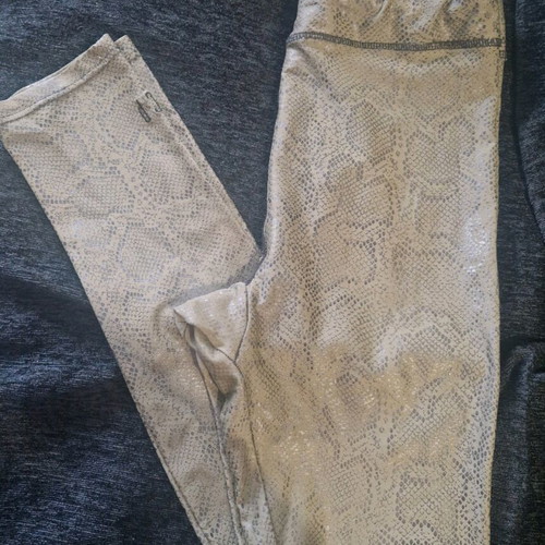 PCP Croco Leggings like new, size M 38 10, gray and green