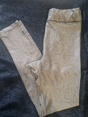 PCP Croco Leggings like new, size M 38 10, gray and green