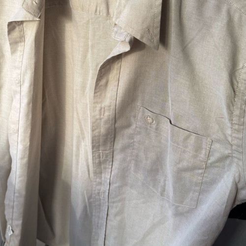 Men's shirt size M new, beige