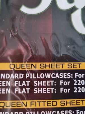 Nima bed sheet set new, 100% cotton