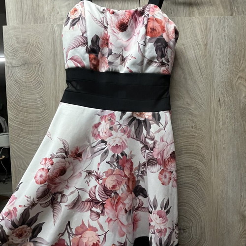Official women's dress new, custom made, floral pattern