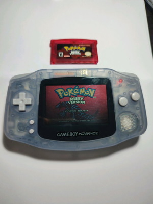 Game Boy Advance Nintendo κονσόλα σαν καινούργιο με παιχνίδι Pokémon Ruby Glacier